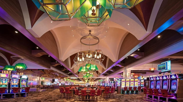 The gaming floor in the casino of the del Lago...