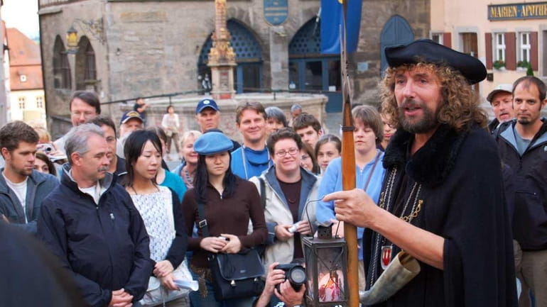 Rothenburg's Night Watchman walking tours offer the most compelling hour...