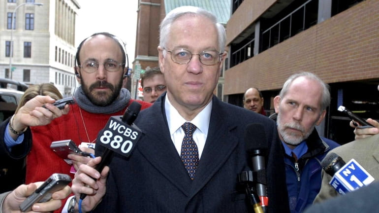 A file photo of former New York Comptroller Alan Hevesi,...