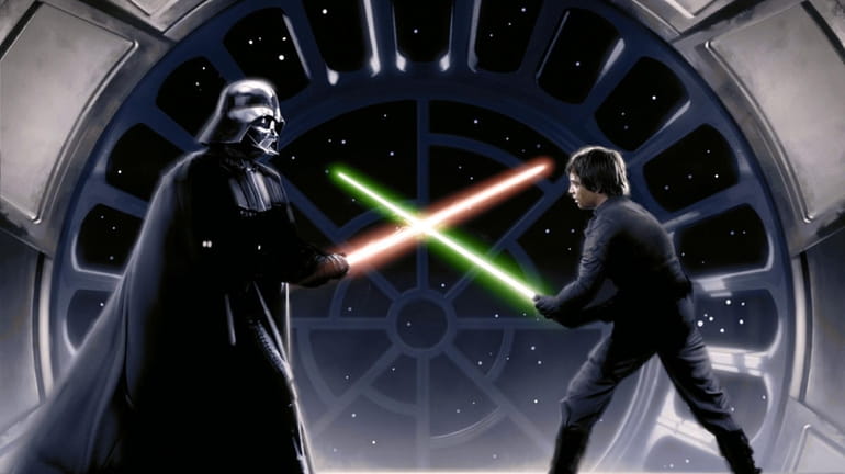 Darth Vader on the Death Star in "Star Wars: Episode...