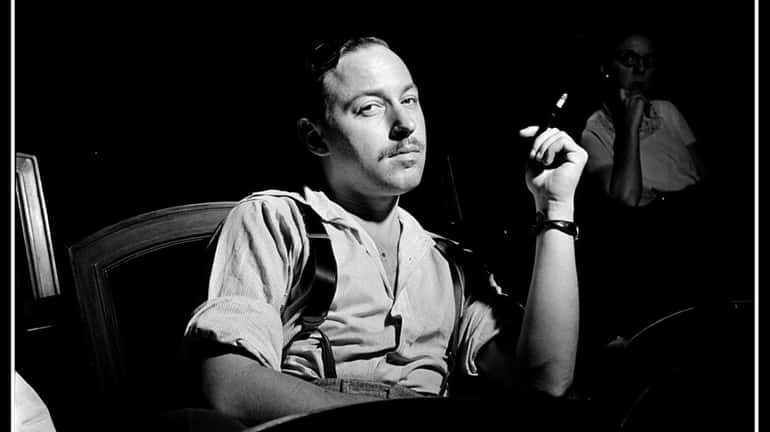 Playwright Tennessee Williams in rehearsal for "You Touched Me!" in...