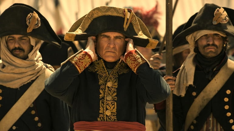 Oscar winner Joaquin Phoenix stars as the famed emperor in "Napoleon."