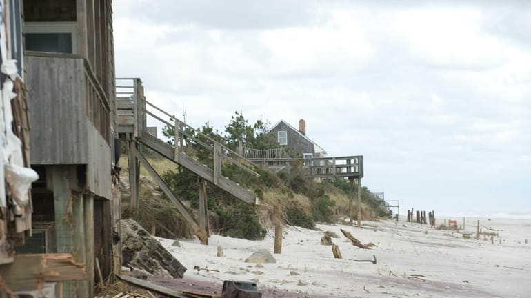 10-31-12 Ocean Beach, Fire Island was hit by Hurricane Sandy....