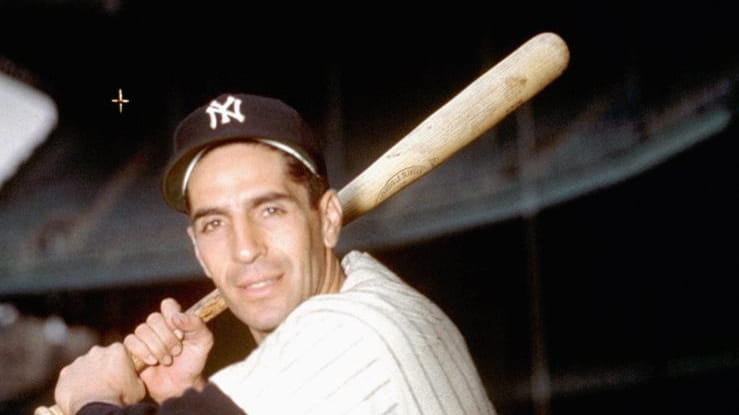 Yankees shortstop Phil "The Scooter" Rizzuto (March, 1950)