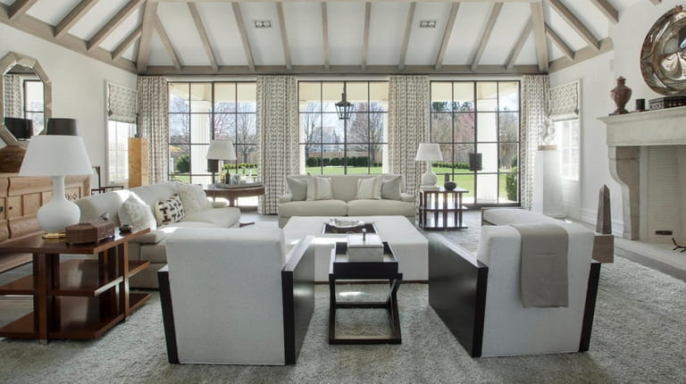 This 11,000-square-foot home in Sagaponack has seven bedrooms, 10½ baths and...