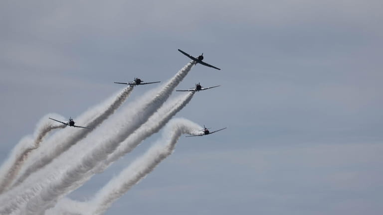 The Bethpage Air Show at Jones Beach in Wantagh on...