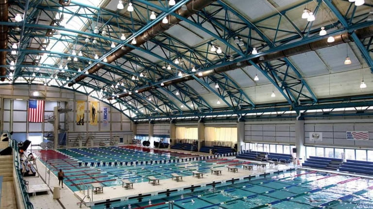 The Nassau County Aquatic Center in Eisenhower Park was built...