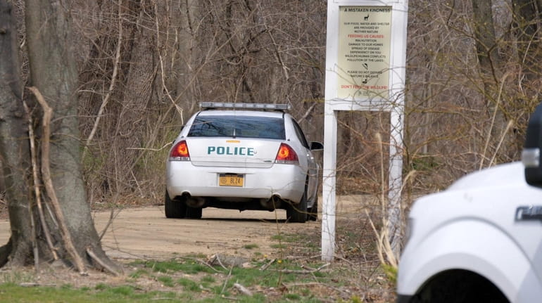 A State Park police car at Hempstead Lake State Park...