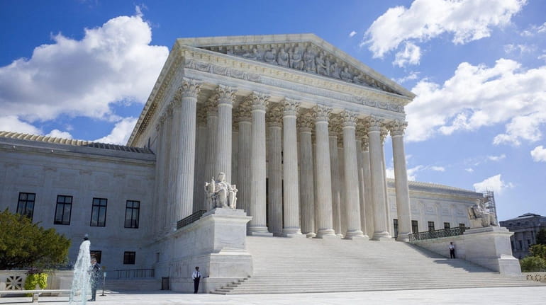 A view of the Supreme Court in Washington, D.C.