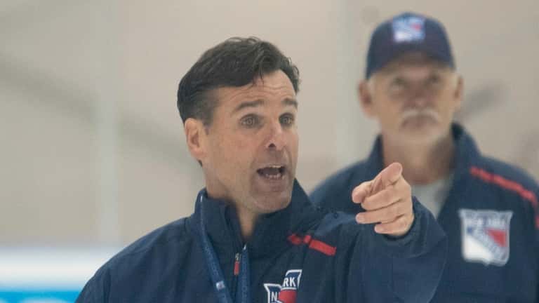 NY Rangers new head coach, David Quinn. The New York...