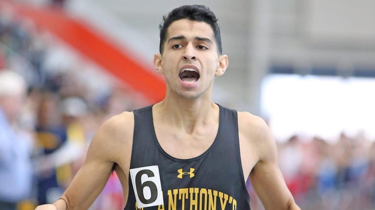 Matthew Payamps wins the boys 600 meters in 1:20.45 during...