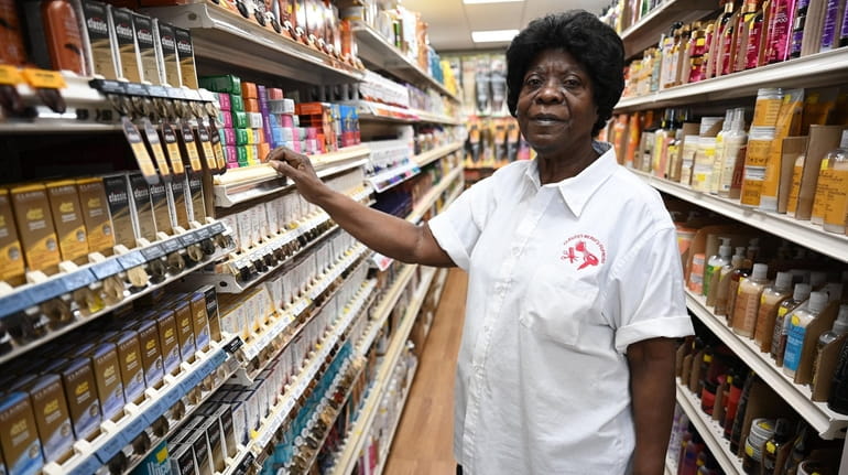 Elsie Damus, who has owned Claudy's Beauty Supply for 36 years,...