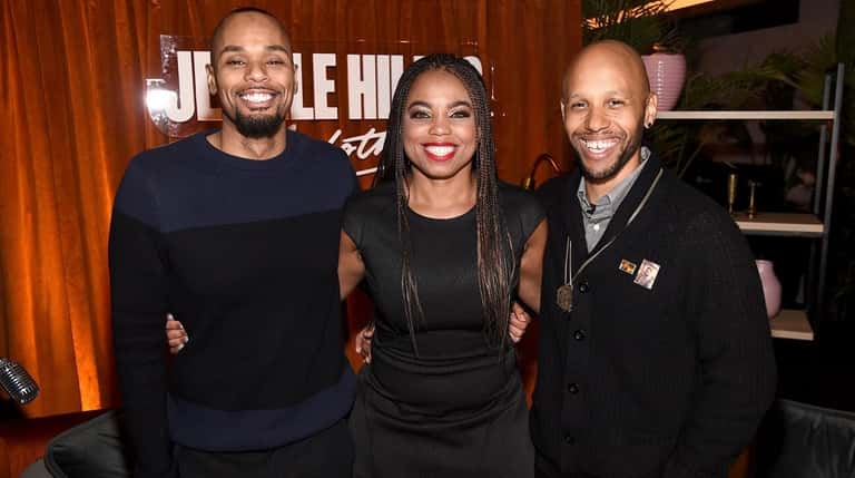 From left, Michael Arceneaux, Jemele Hill and Cole Wiley at...