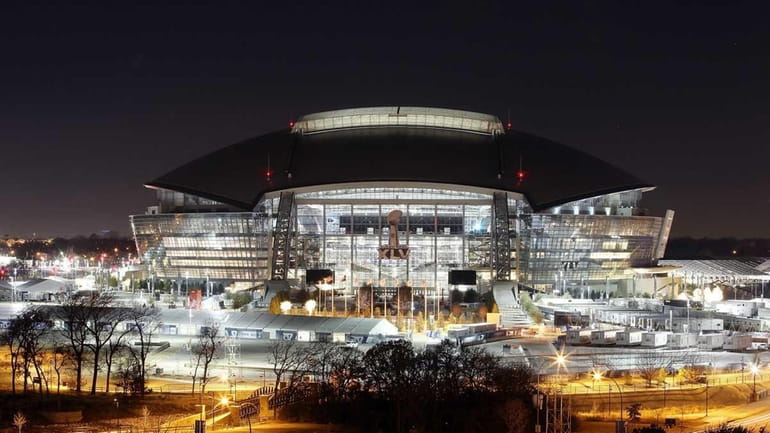 A view of Cowboys Stadium in Arlington, Texas. North Texas...