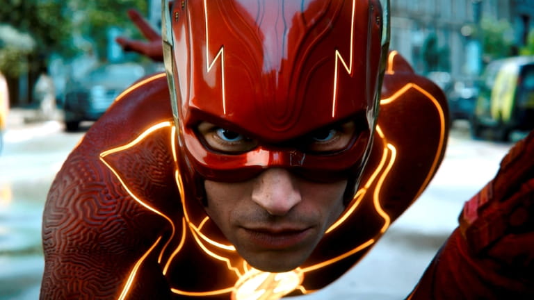Ezra Miller as "The Flash."



	 
