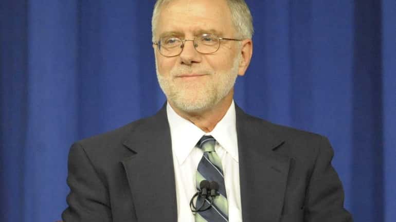 Candidate Howie Hawkins, running for New York State Governor, speaks...