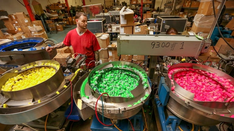 A worker at the Dri Mark Products Inc.'s manufacturing facility...