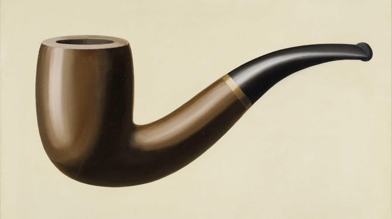 "The Treachery of Images (This is Not a Pipe)," a...