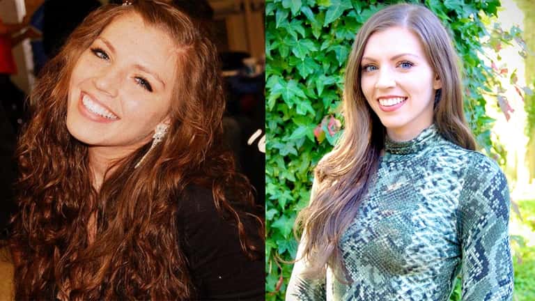 Jessica Murphy in 2012, left, and now.