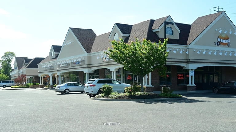 Stores and businesses on Route 25A.