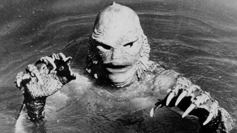 Gill-Man," half man and half fish, in "Creature from the...