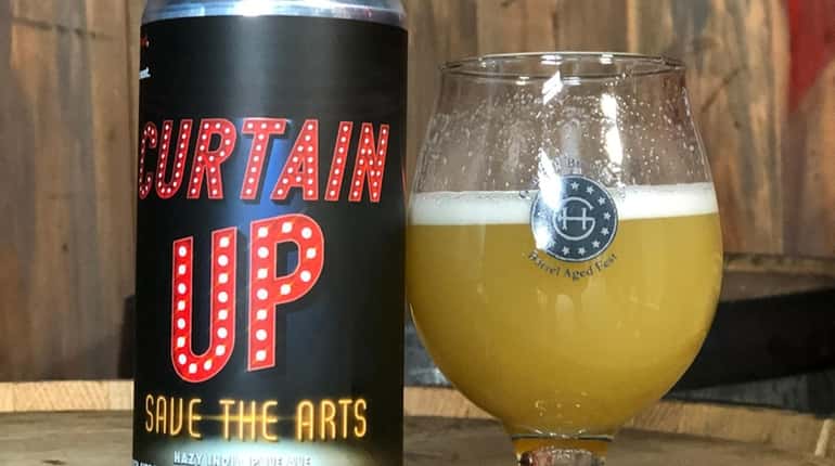 Four LI breweries have produced a Curtain Up IPA, with...