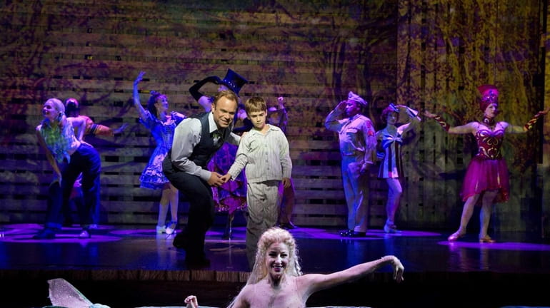 Norbert Leo Butz, Zachary Unger, Sarrah Strimel and Company in...