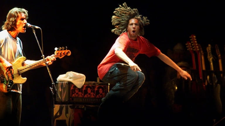 Rap metal band Rage Against the Machine co-headlined the jubilee's...