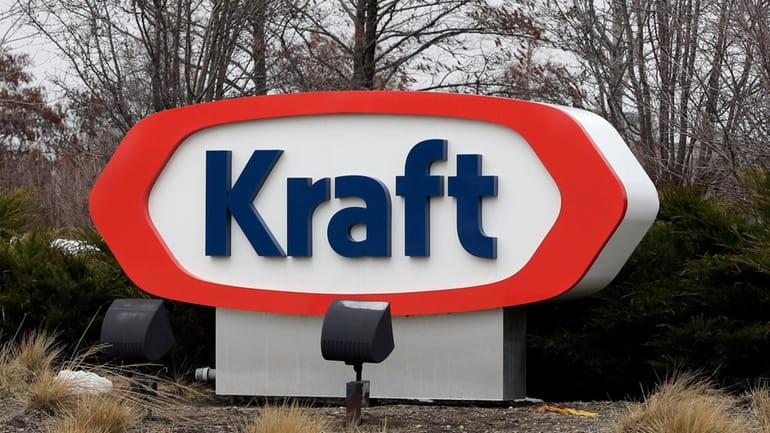 This March 25, 2015, file photo shows the Kraft logo...