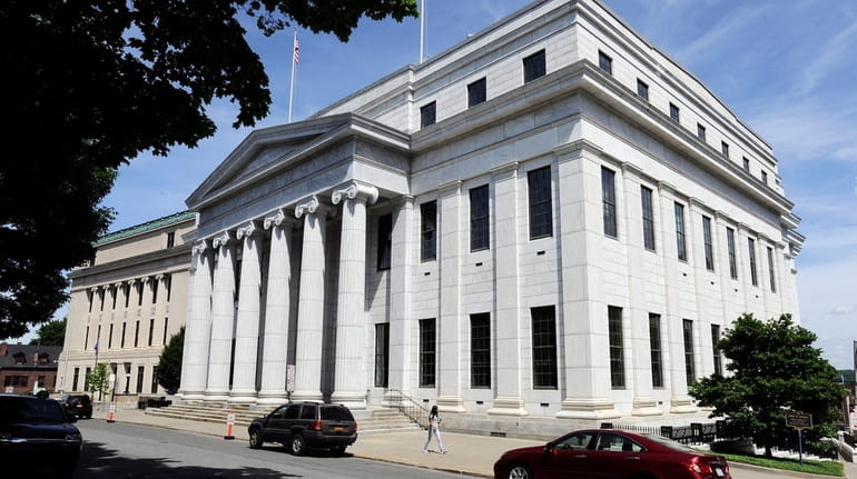 An exterior view of the New York Court of Appeals...