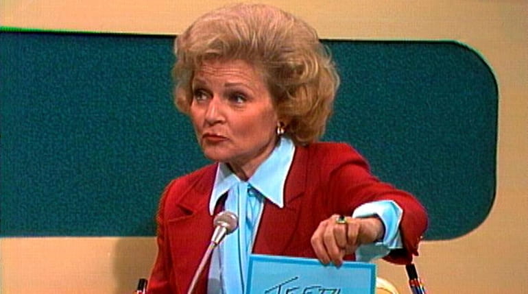 Betty White was a frequent guest on "Match Game" in...