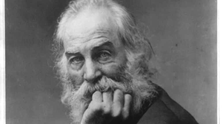Poet Walt Whitman, circa 1869, would have been 200 in...