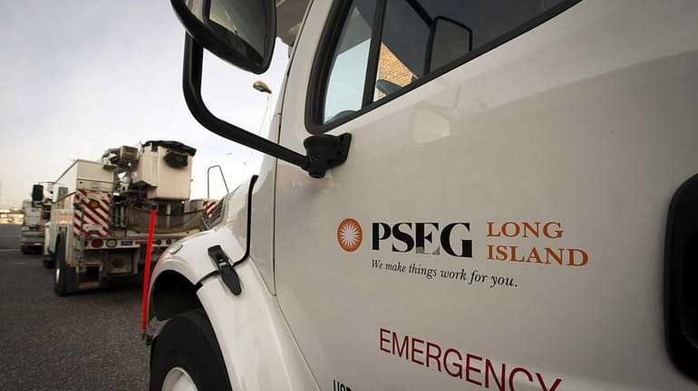 The first fleet of PSEG logo service trucks come out...