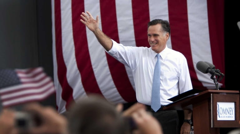 Former Massachusetts Gov. Mitt Romney, the presumptive GOP presidential nominee,...