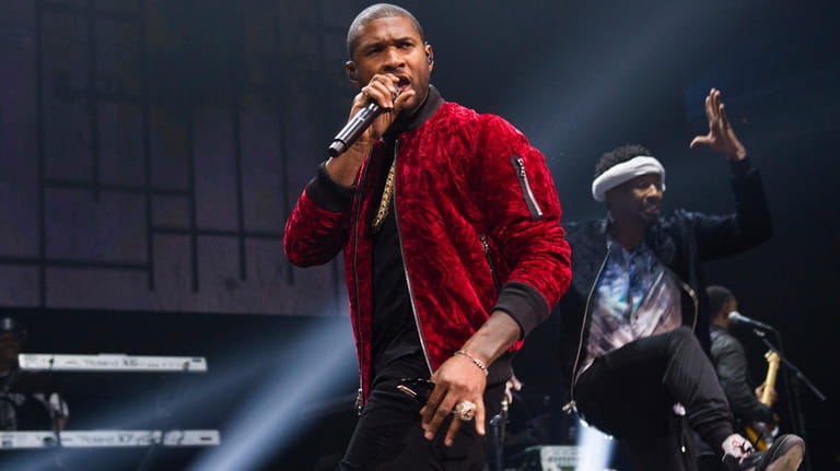 Usher performs at Power 105.1's Powerhouse 2016 at Barclays Center...