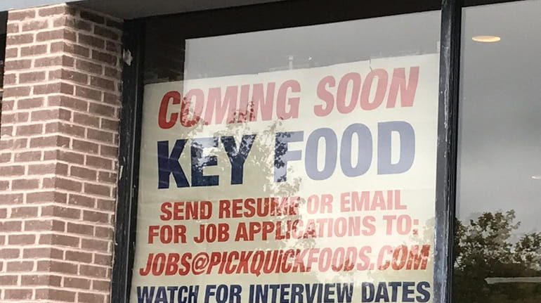 A Key Food supermarket operator will hold job interviews for...
