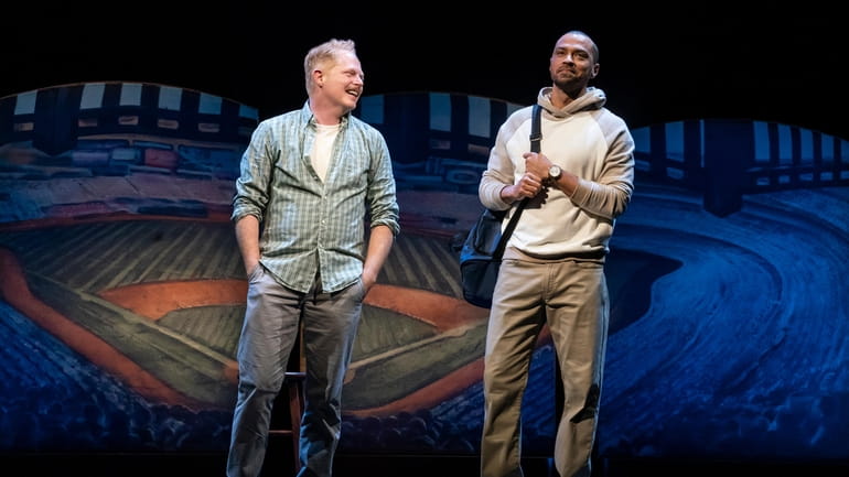Jesse Tyler Ferguson, left, and Jesse Williams will reprise their...