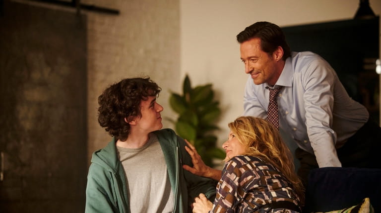 Zen McGrath, Hugh Jackman and Laura Dern in  "The Son."