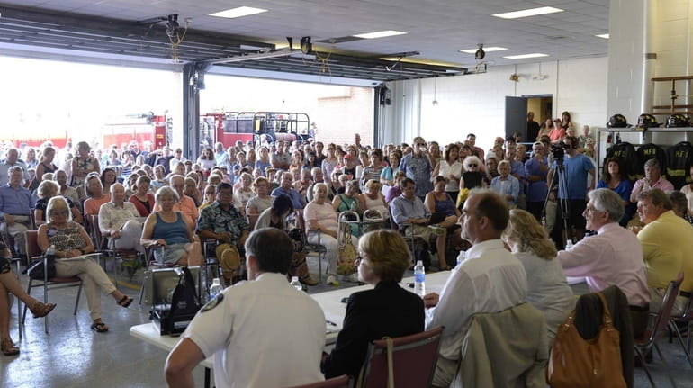 More than 250 people, mostly Montauk residents, concerned about raucous...