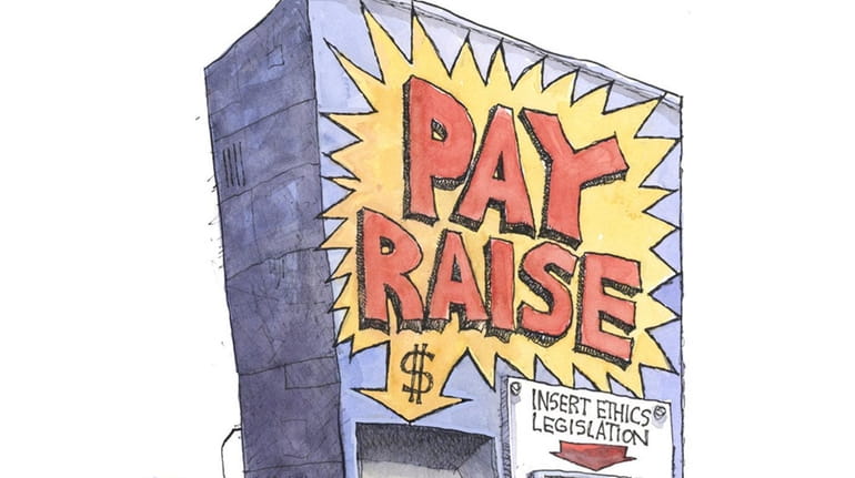 A pay raise is once again at play in Albany.