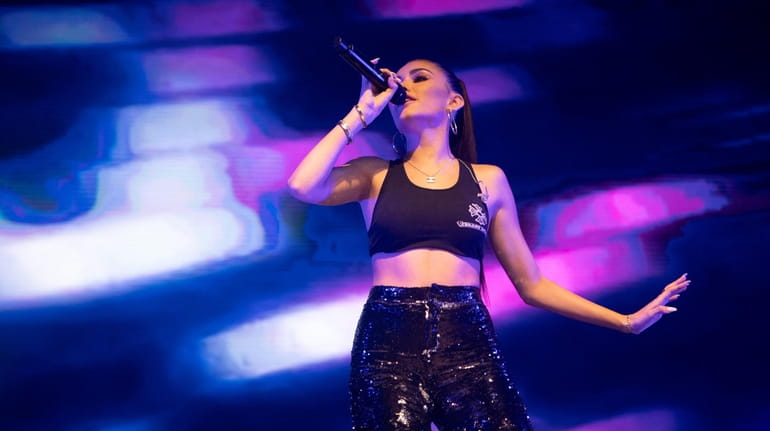 Jericho native Madison Beer gave her first Long Island performance,...