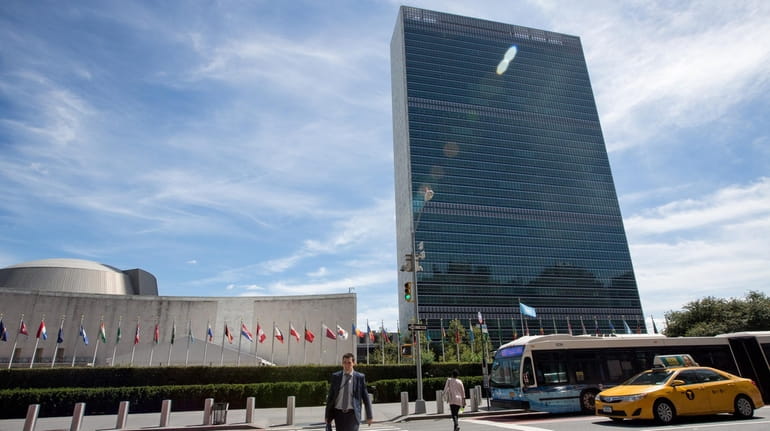 The United Nations on First Avenue in Manhattan, seen in 2016.