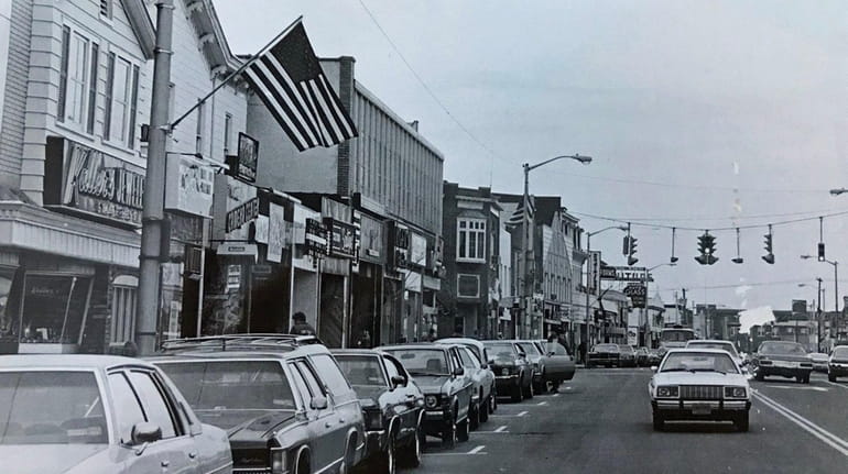 Main Street in Patchogue in 1980, when the village was...