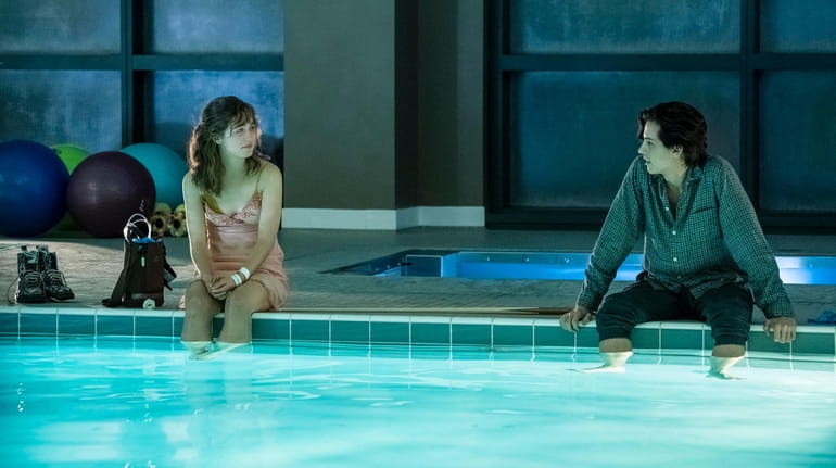 Haley Lu Richardson and Cole Sprouse in  "Five Feet Apart."