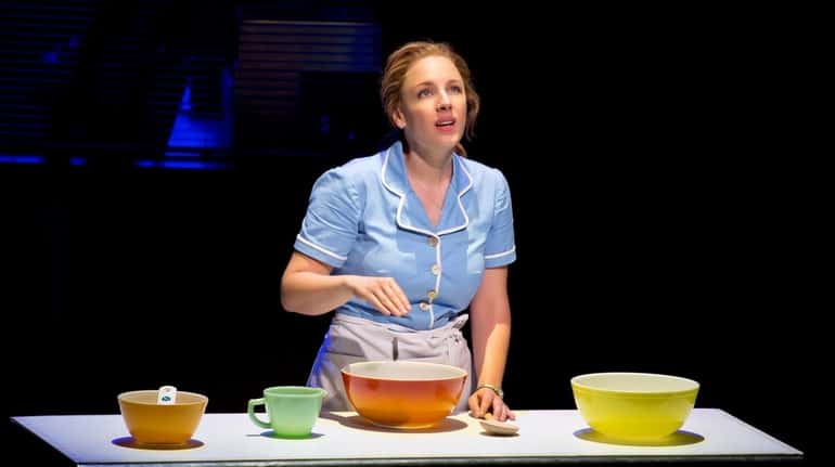 Tony winner Jessie Mueller as Jenna in "Waitress," a new...