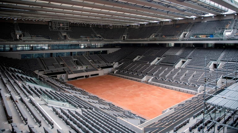 In this Feb. 5, 2020, file photo, Roland Garros was...