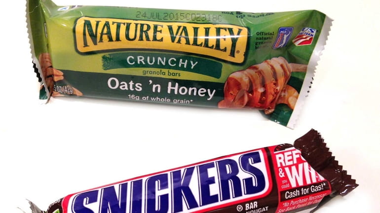 Nature Valley Oats 'n Honey granola bars are only marginally...