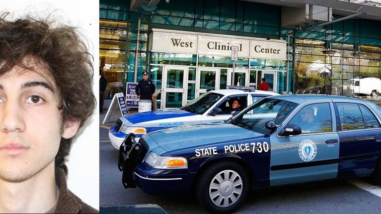Left, Boston bombings suspect Dzhokhar Tsarnaev, who is being held...