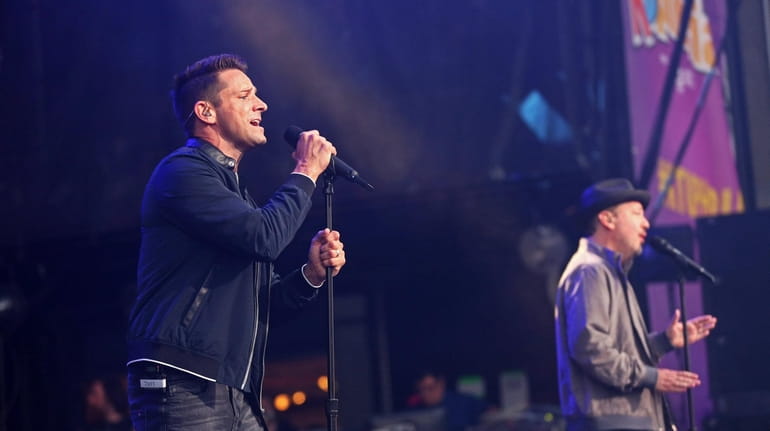 98 Degrees perform at the Northwell Health at Jones Beach...