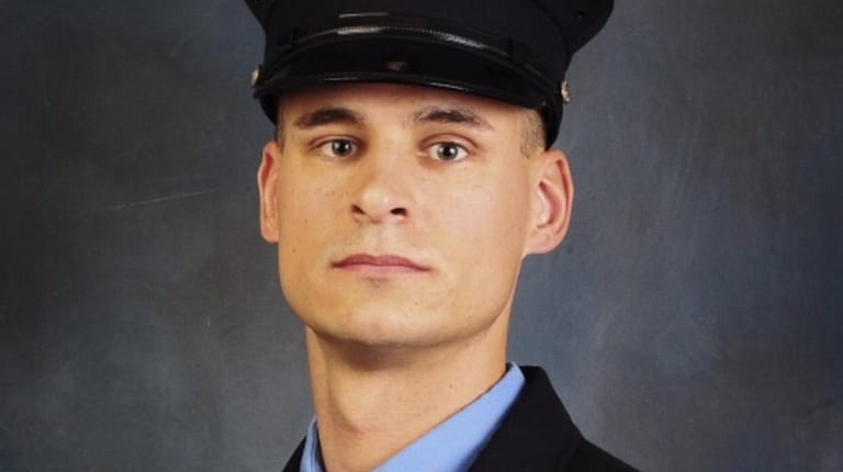FDNY firefighter and U.S. Marine Christopher Slutman, of Ladder Company...